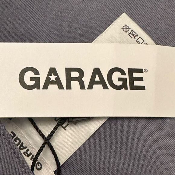 NWT Garage Cowl Neck Sleeveless Tie Neck Spaghetti Strap Gray Blouse XS - Picture 4 of 4